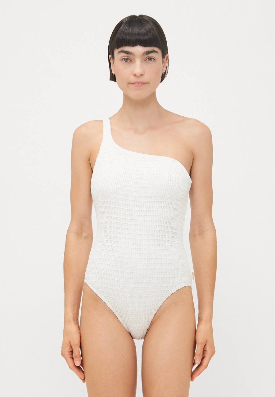 MICHAEL Michael Kors One‑Piece Swimsuit White 4 Preowned Excellent $118