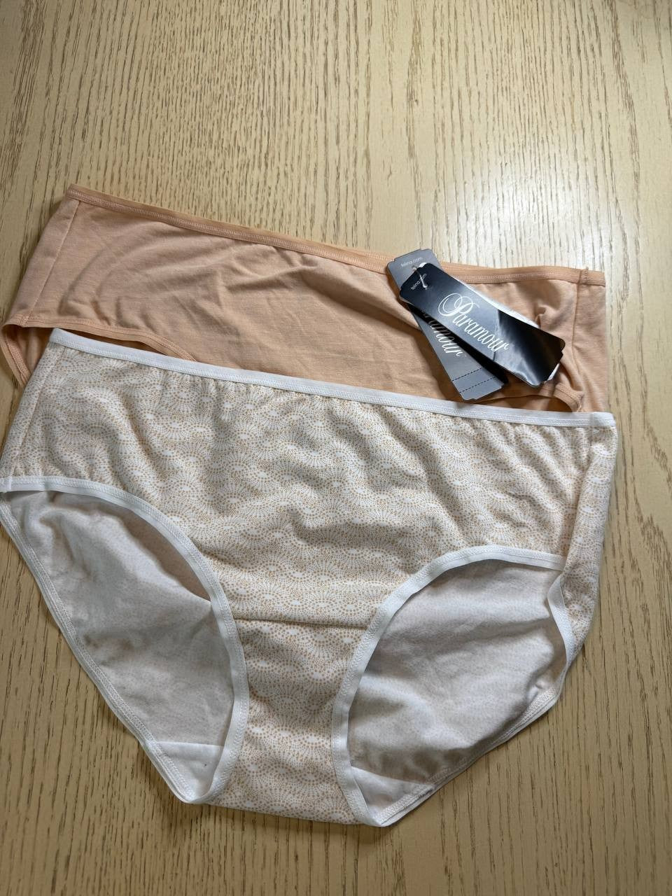 Lot of 2 Paramour Women’s Brief Panties – Size M – Soft Cotton Modal Blend