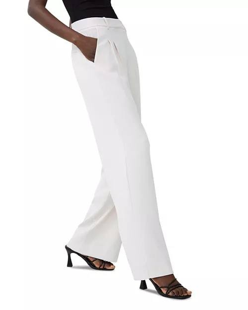 French Connection Harry Suiting Trousers Summer White 0 NWOT $98