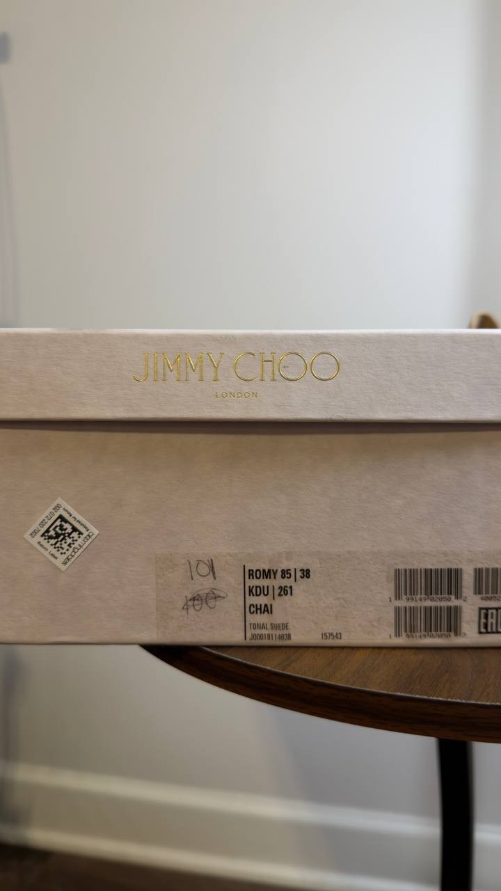 Jimmy  Choo  Pointed  Toe  Pumps  Beige  38  Pre‑owned  