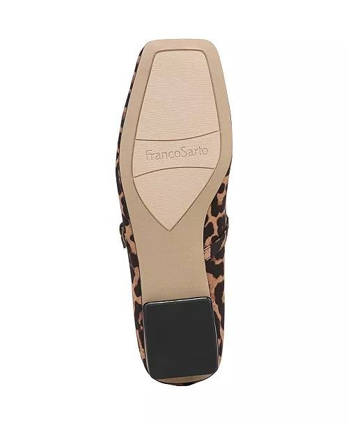 Franco  Sarto  Mary  Jane  Flats  Leopard  8M  New  $125