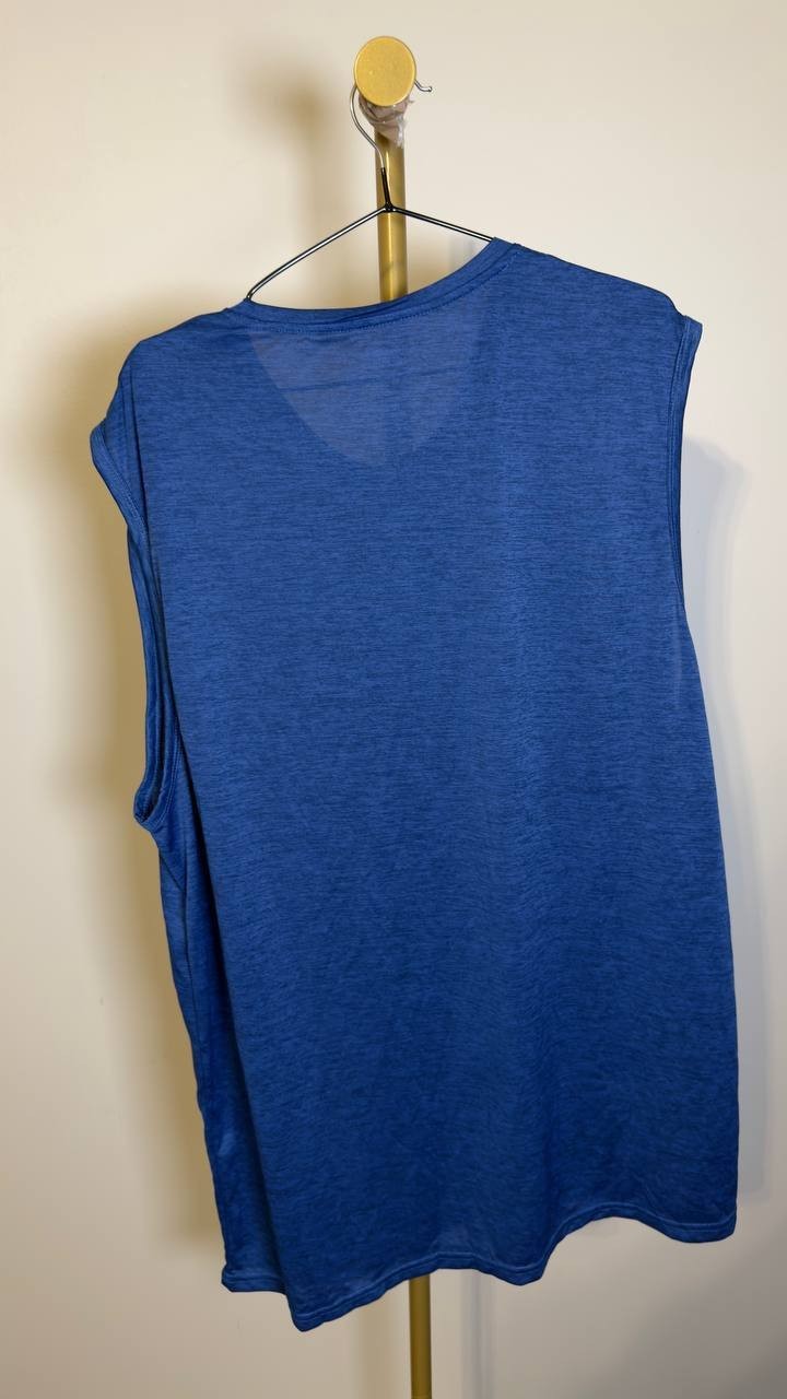 Kick Start Gear Men’s Moisture‑Wicking Wrinkle‑Free Muscle Tee Blue 3X NWOT $60