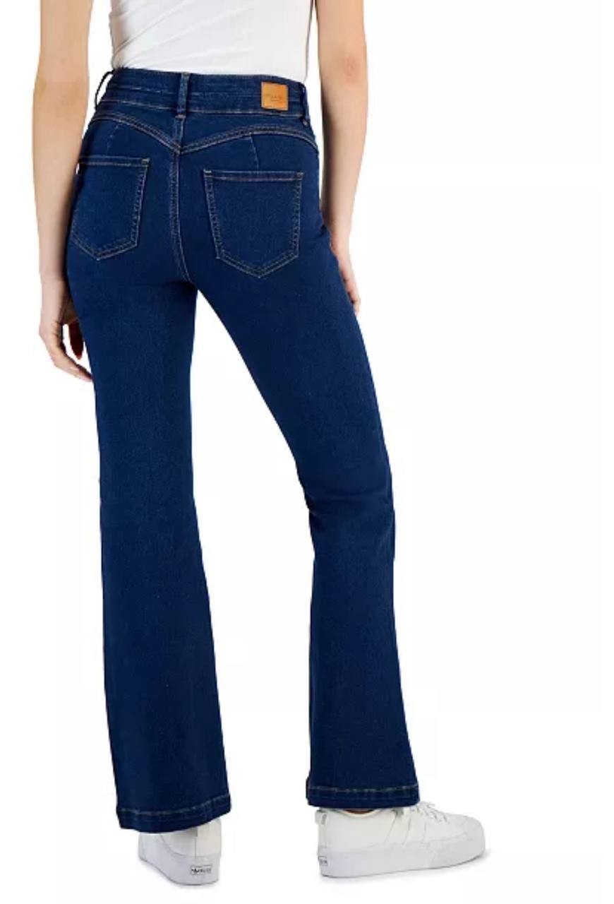 Dollhouse Curvy Flare Jeans - High-Rise, Ultra-Soft Denim, Size 7/8 Juniors