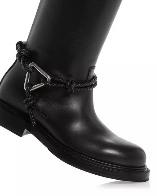 Bottega  Veneta  James  Boot  Black  Leather  36  New  $2150