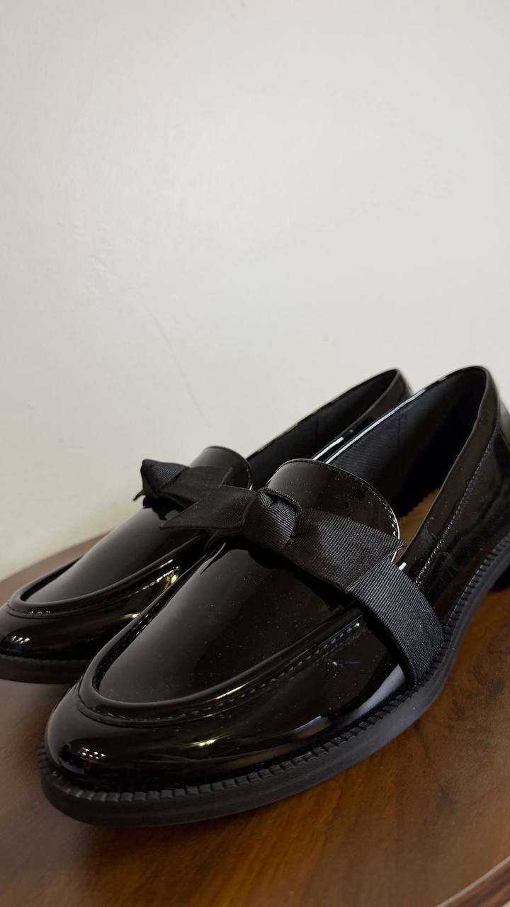 On•34th Women’s Bow Loafers 6.5M Black Man-Made – New in Box MSRP $69.90