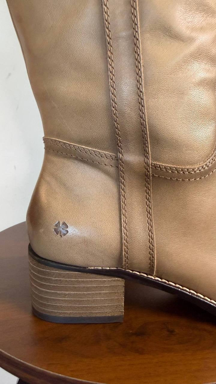 Lucky Brand Hybiscus Women’s Knee High Riding Boots Silver 9.5M Leather $229