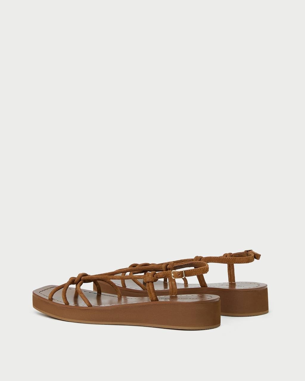 Loeffler Randall Platform Sandals Cacao 8 New $275.00