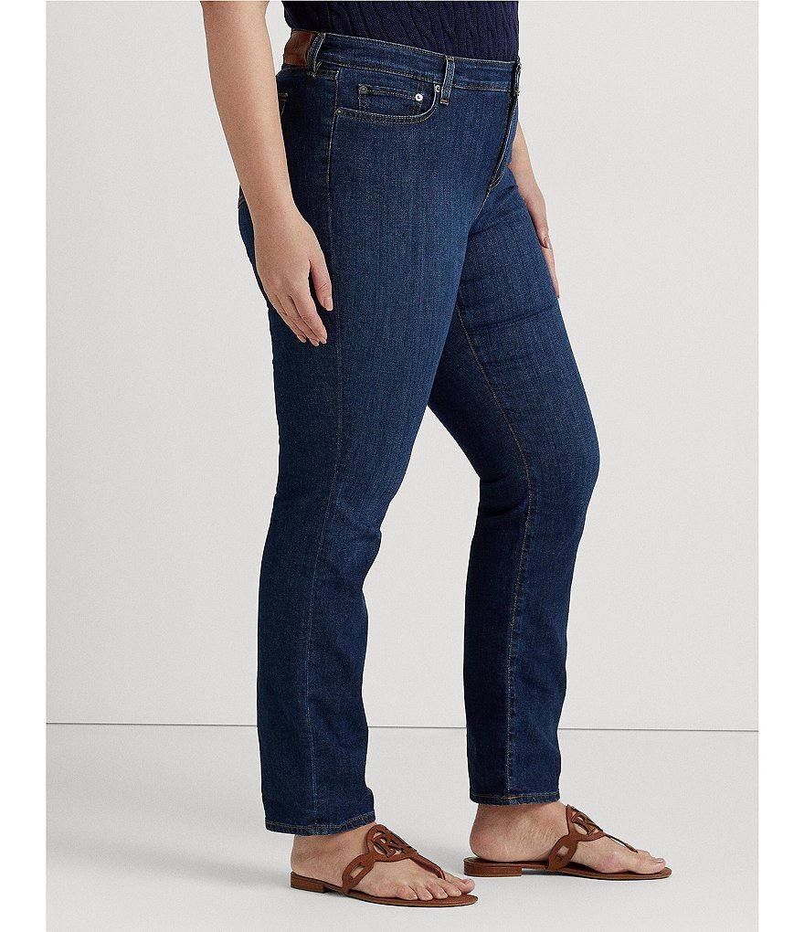 Lauren Ralph Lauren Plus Size Stretch Denim Straight Jeans – Size 14– NWT – $125