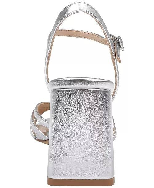 Jewel  Badgley  Mischka  Dress  Sandals  Silver  7.5  New  $119