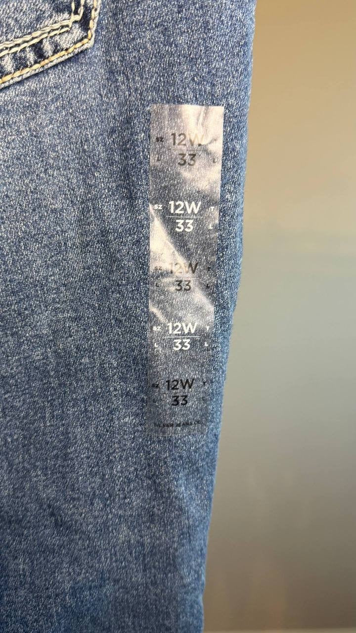 Silver Jeans Elyse Mid Rise Bootcut Jeans Sherbrook 12W 33 NWT $98