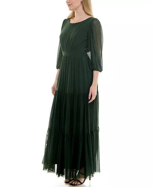 Taylor Scoop‑Neck Tiered A‑Line Dress – Size 8 – NWOT – $128