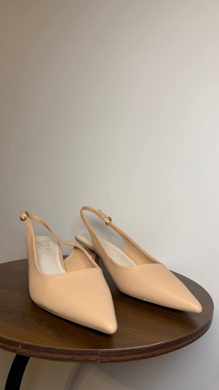 Franco Sarto Nude Slingback Pumps 8M NIB MSRP $115