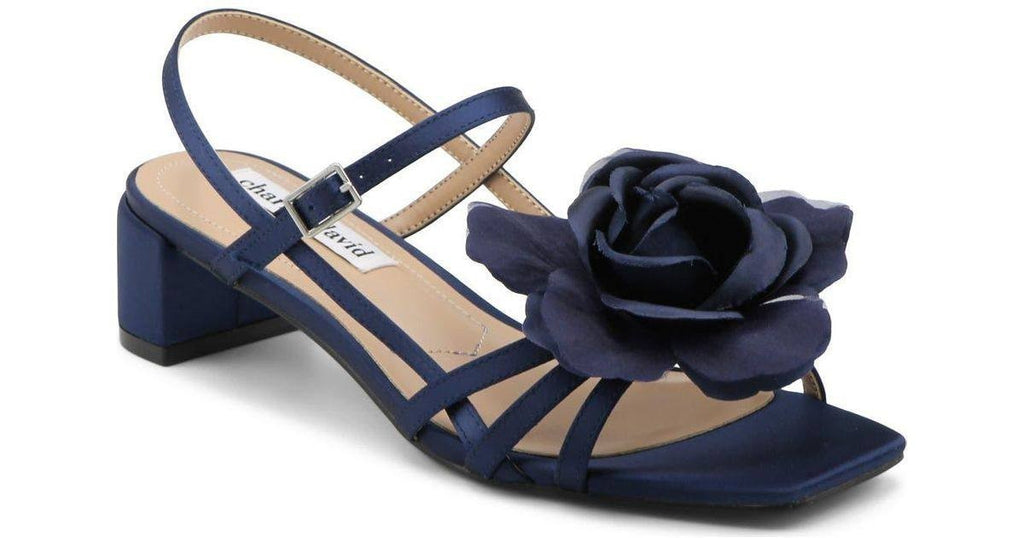 Charles  David  Slingback  Sandals  Navy  7.5M  New  $70