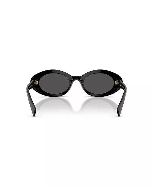 Miu Miu Oval Sunglasses Black OS NWT $524.00