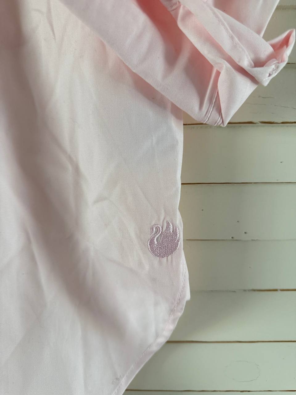 Gloria Vanderbilt Button Down Shirt XS Pink Parasol Cotton Long Sleeve Top NWT