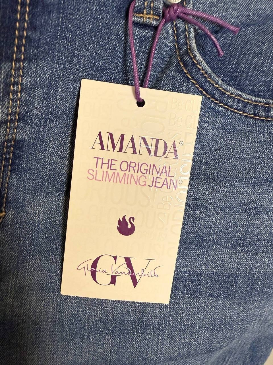 Gloria Vanderbilt Amanda Classic Jeans – Size 10 Average – NWT – $48
