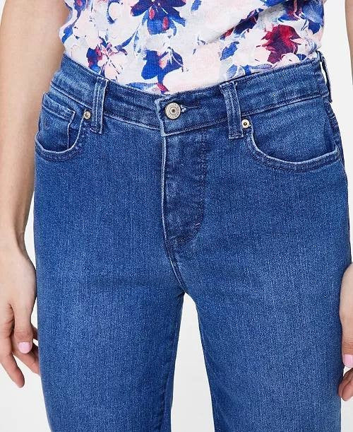 Gloria Vanderbilt Amanda Classic Straight Jeans Frisco 12P NWT $48