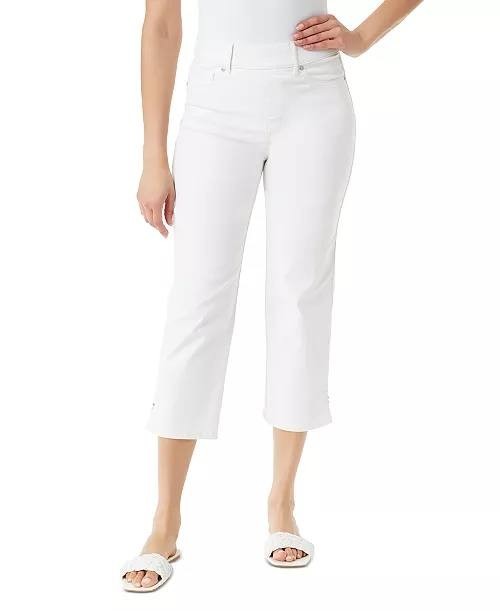 Gloria Vanderbilt Capri Jeans Shape Effect Pull-On Blue 10 NWT