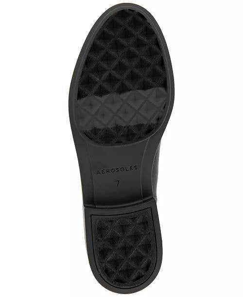 Aerosoles Leather Chelsea Boots 8.5W Black New in Box MSRP $129
