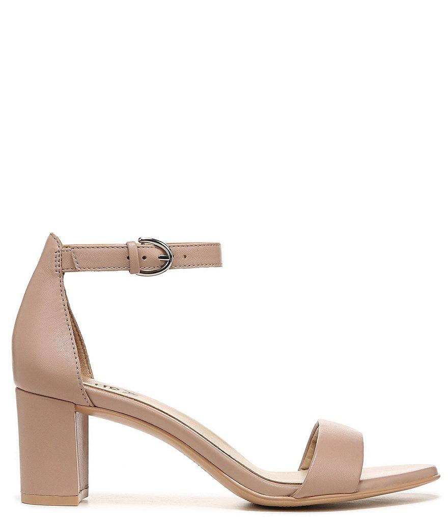 Naturalizer Vera Leather Ankle‑Strap Sandals – Opal – Size 10N – New in Box