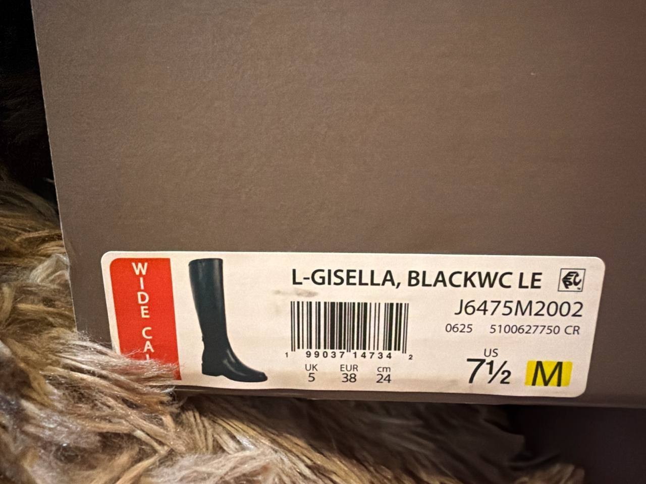 Franco Sarto Gisella Boots 7.5M Black Leather Tall Square Toe NIB msrp$225
