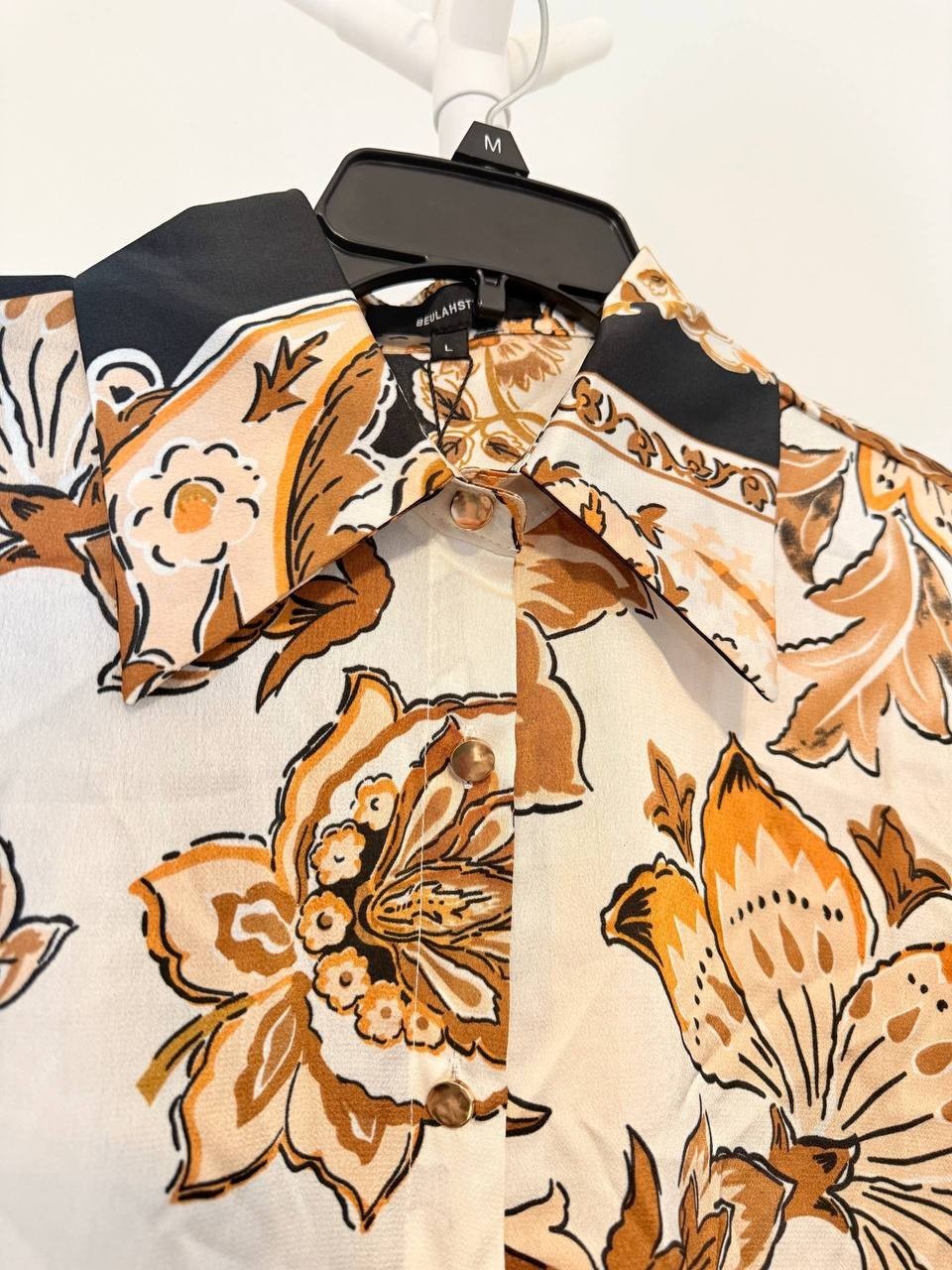 BEULAHSTYLE “Leaves Changing” Buttoned Blouse – Size L–NWT– $128