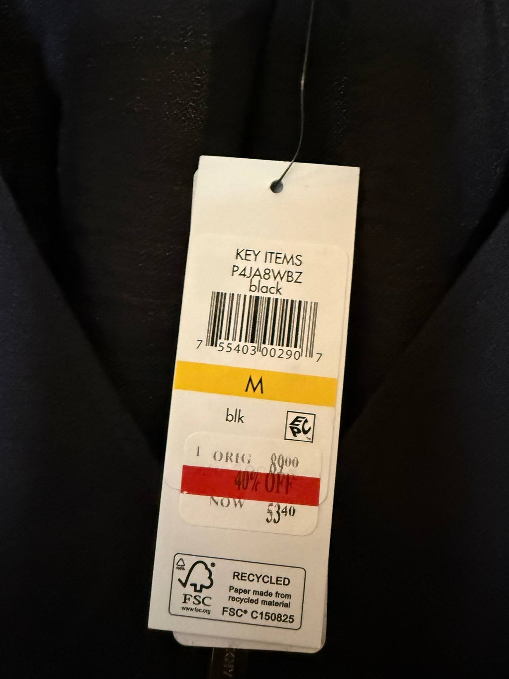 DKNY Women’s V‑Neck Zip‑Front Short‑Sleeve Top – Black – NWT – Sizes XS–XL