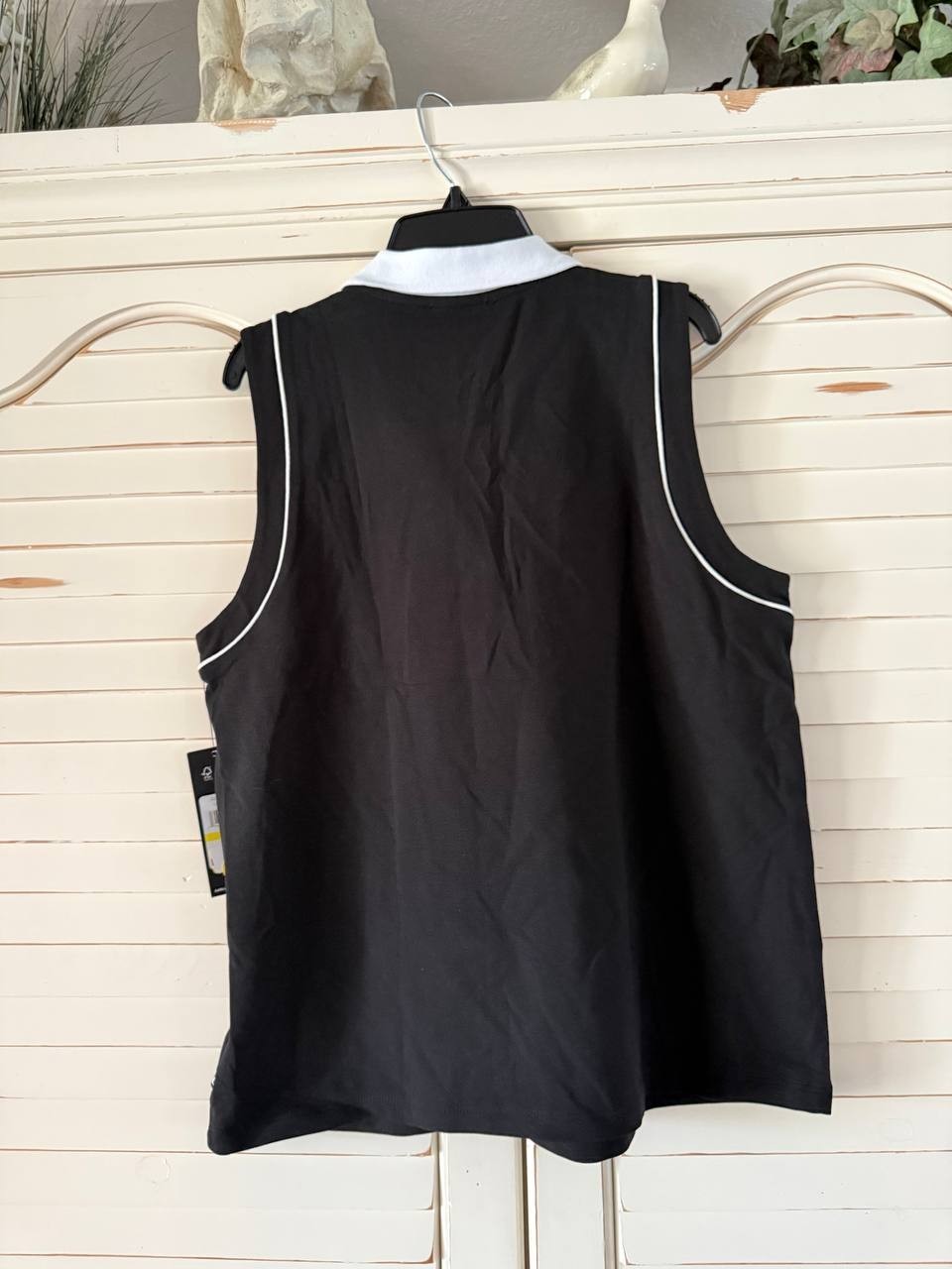 Karl Lagerfeld Paris Pique Polo w/ Karl Patch M Black NWT $69