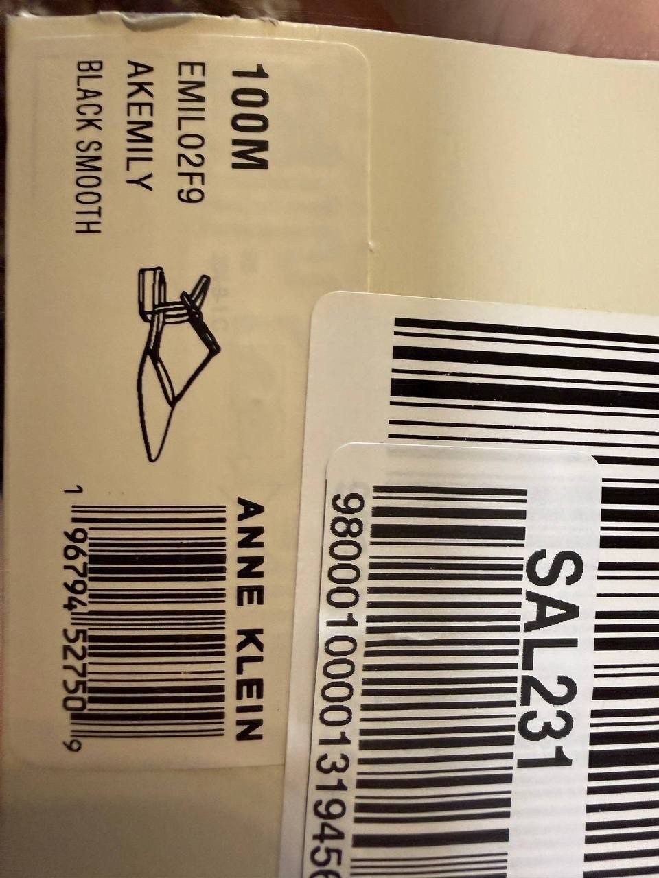 Anne Klein Emily Flats – Black – Size 10M – NIB
