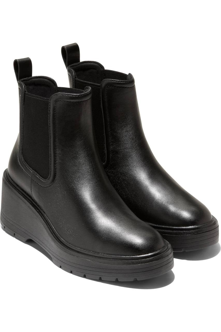 Cole  Haan  Zerogrand  Cityquest  Waterproof  Wedge  Boots  Black  7B  New  $225