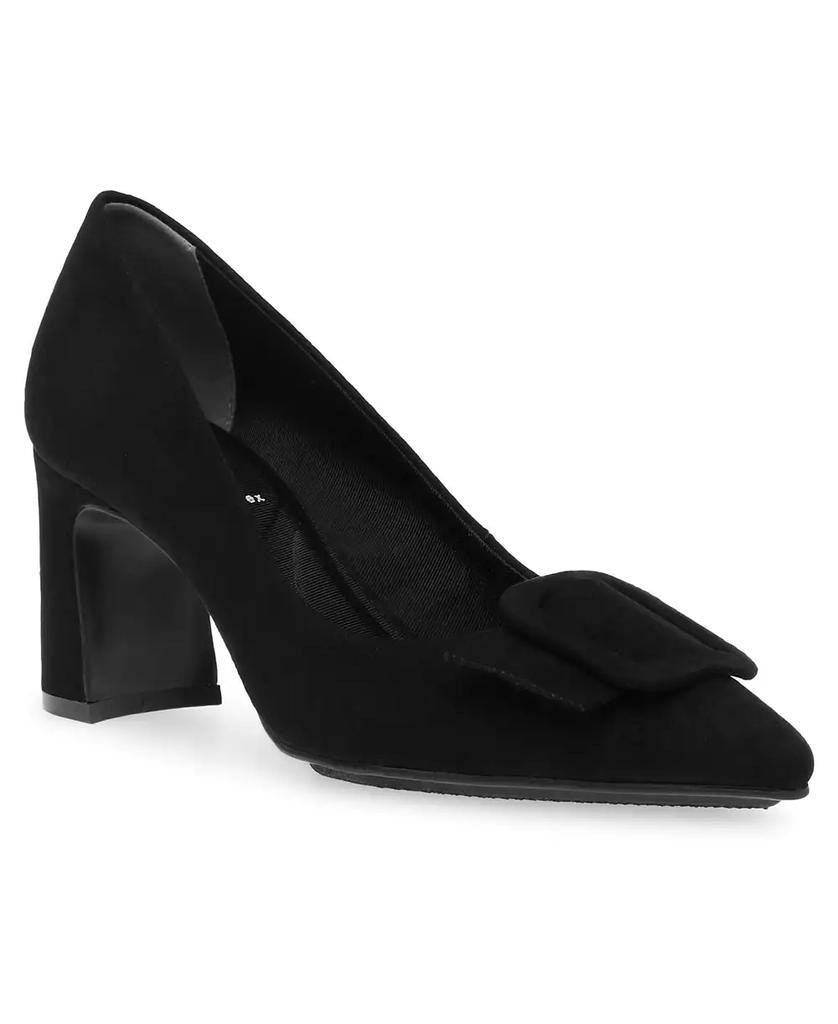 Anne Klein Slip‑On Pumps 9.5M Black Man‑Made New in Box MSRP $89