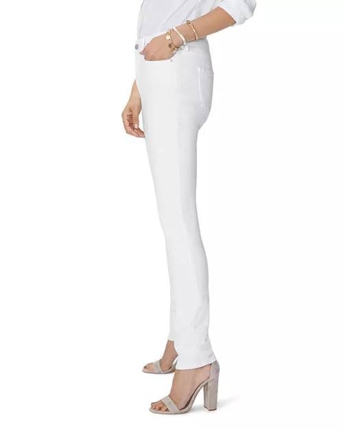 NYDJ Marilyn Straight Jeans – Optic White, Size 0P (Petite)