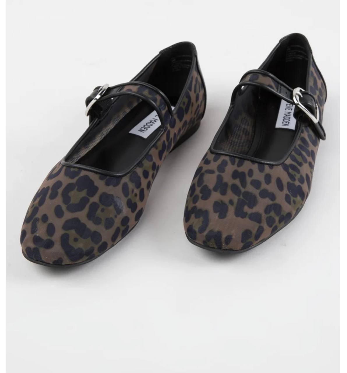 Steve Madden  Ballet Flats  Leopard  8  New  $60