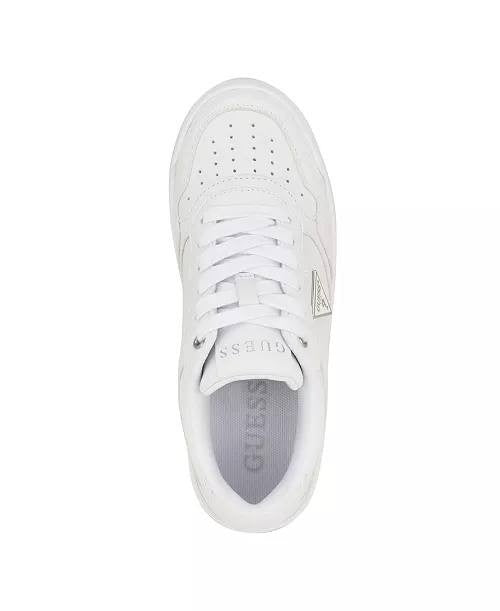 Guess White Man‑Made Platform Sneakers 6M New in Box MSRP $75