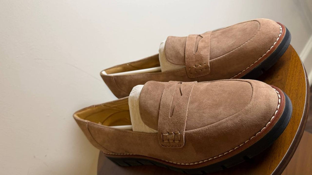 Easy Spirit Velia Loafers 9.5M Taupe Suede  Slip‑On Comfort NIB msrp$89