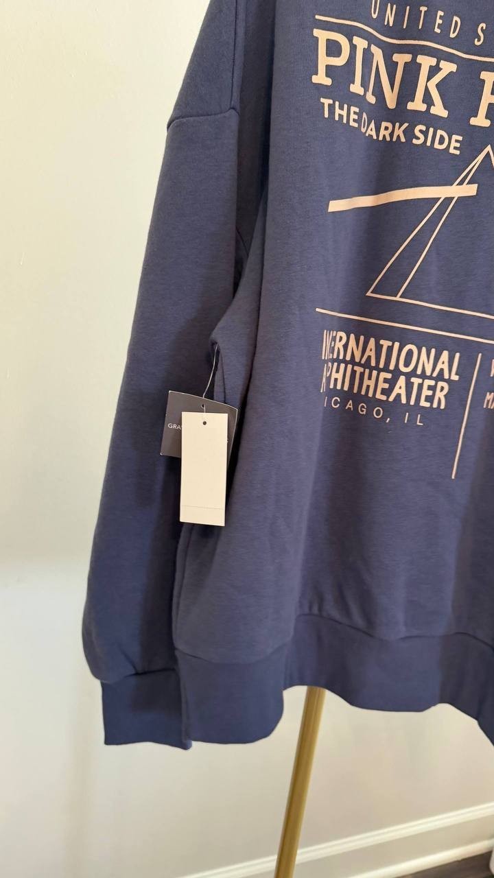 Tai Apparel Men’s Pink Floyd Graphic Sweatshirt Relaxed Fit L $119 NWT