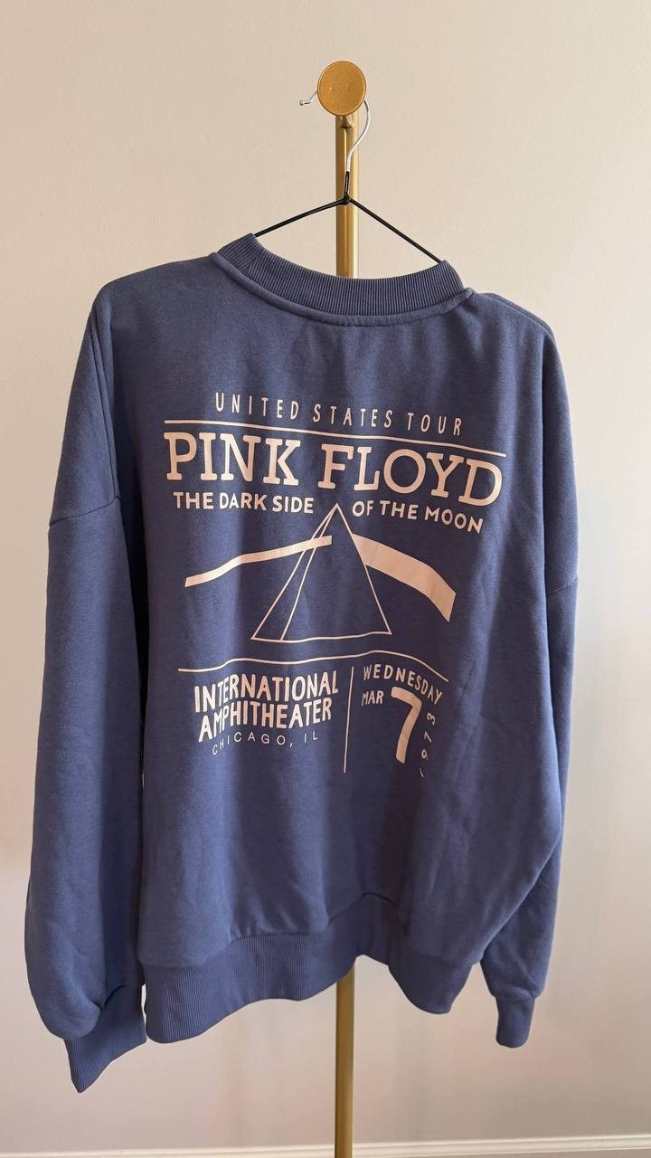 Tai Apparel Men’s Pink Floyd Graphic Sweatshirt Relaxed Fit L $119 NWT