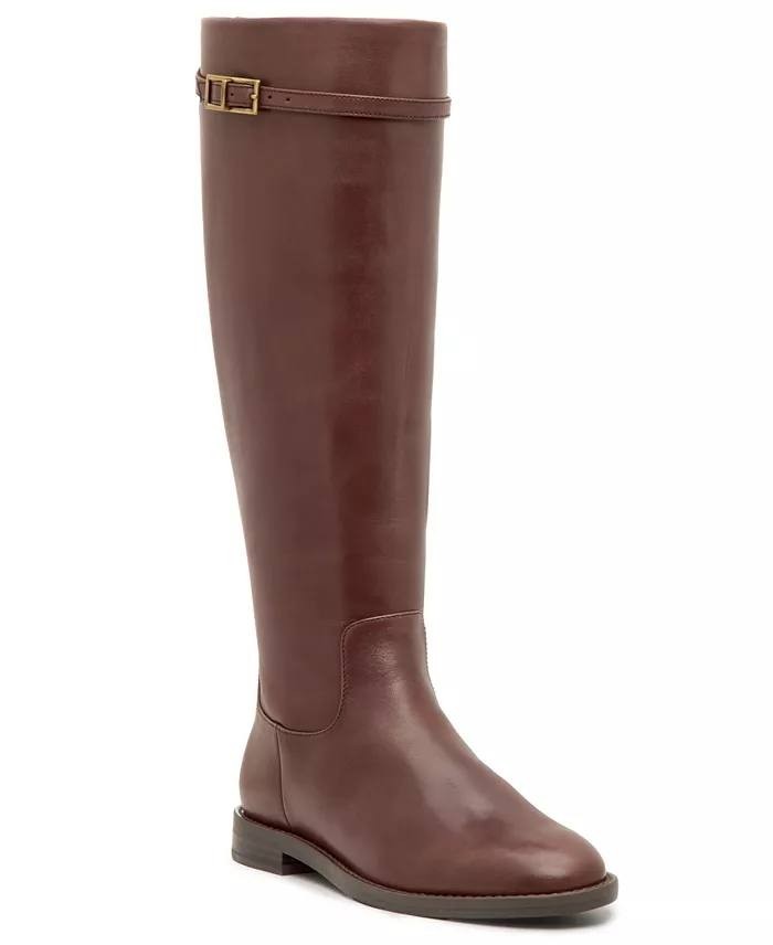 I.N.C.  Riding  Boots  Roasted  Brown  Leather  9M  New  $190