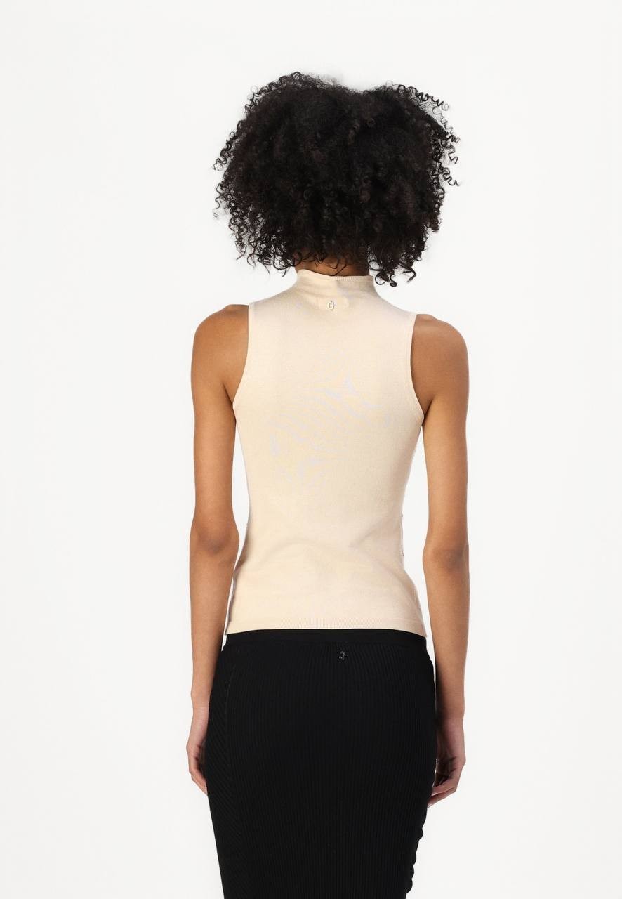 Guess CALISTA Top Skinny Latte Size S NWTG