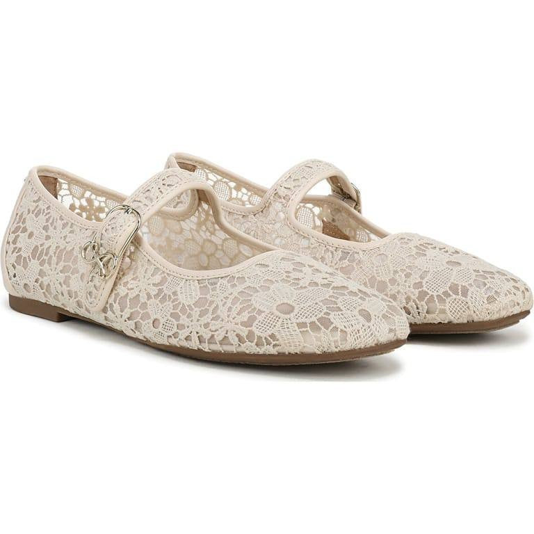 Sam  &  Libby  Mary  Jane  Flats  Cream  10  New