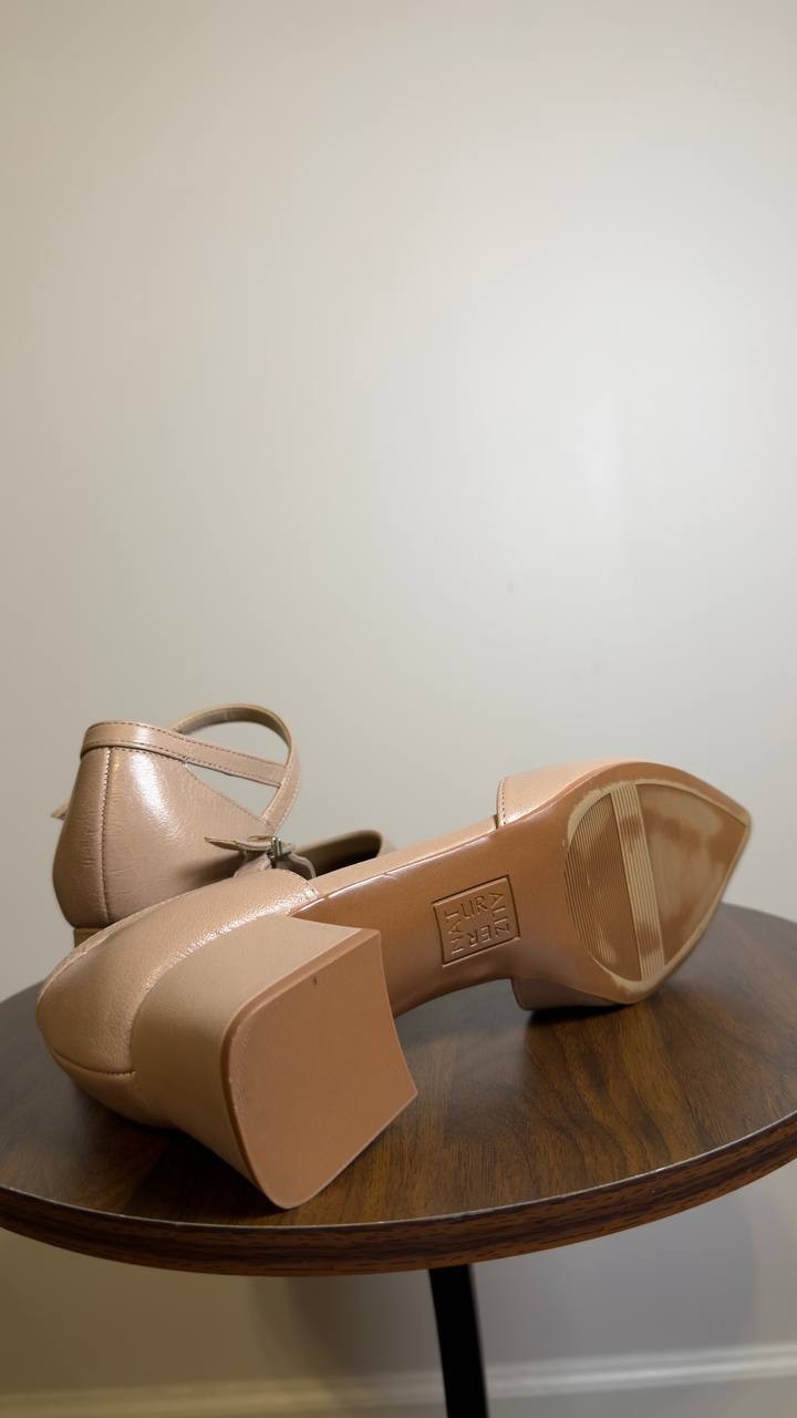 Naturalizer  Block Heel Pumps  Warm Taupe  9.5M  New  $148