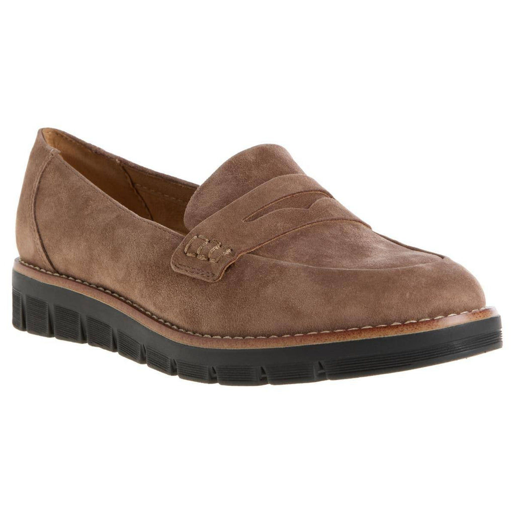 Easy Spirit Velia Loafers 9.5M Taupe Suede  Slip‑On Comfort NIB msrp$89