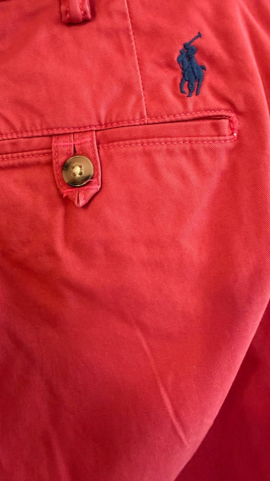 Polo Ralph Lauren Varick Slim Straight Stretch Sateen Pants Red Men’s  NWT