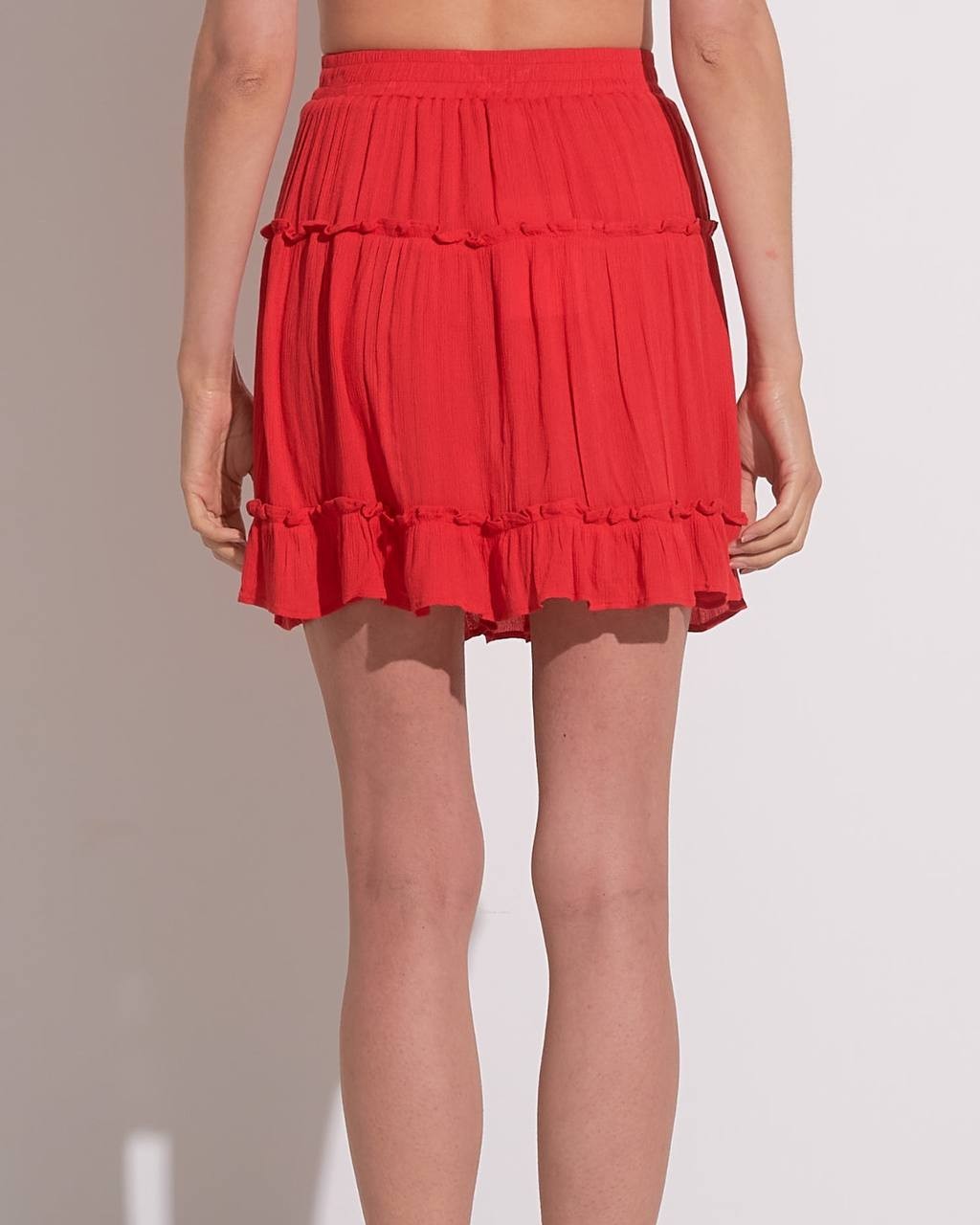 Elan Elastic Skirt Red XL New with Tags, Knit, Lightweight, Women's Stretch