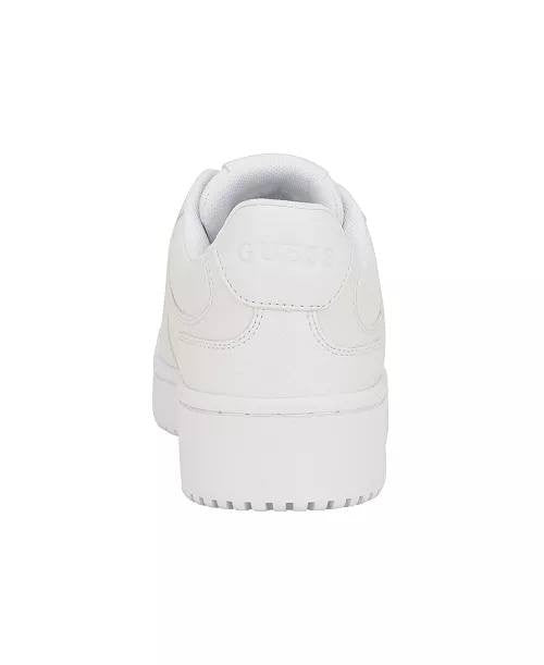 Guess White Man‑Made Platform Sneakers 6M New in Box MSRP $75
