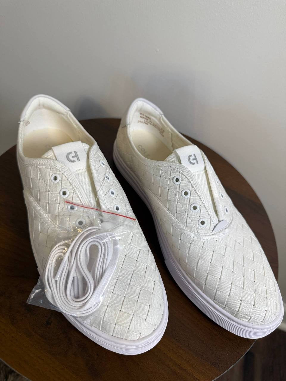 Cole Haan Women’s GrandPro Harbor Lace‑Up Sneakers – White – Size 9B –New in Box