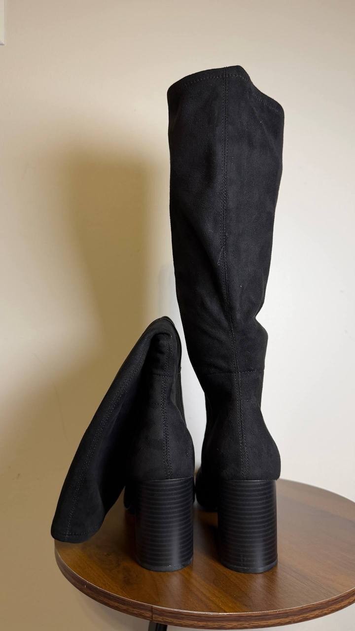 Style & Co High Boots 9.5M Black Man‑Made New in Box MSRP $89.90