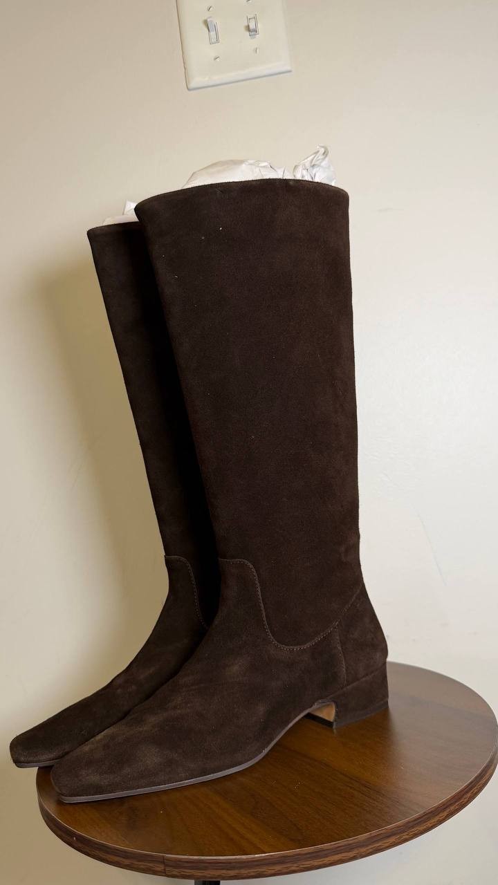 Steve Madden Brown Suede High Boots 8.5M NIB MSRP $179
