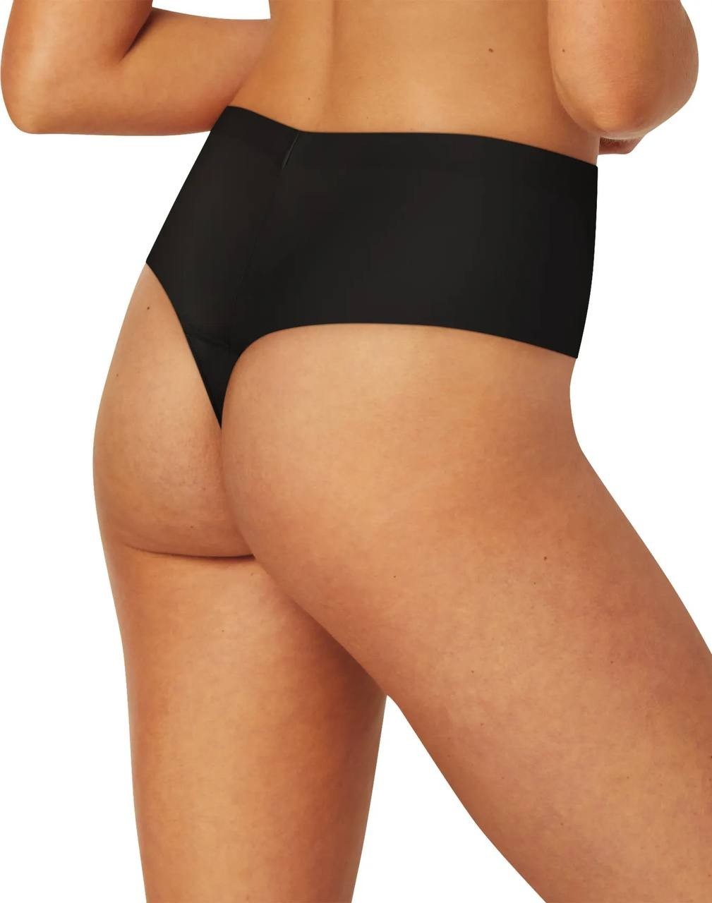 Maidenform Shaping Thong Set of 2 – Black & Beige – Size XL