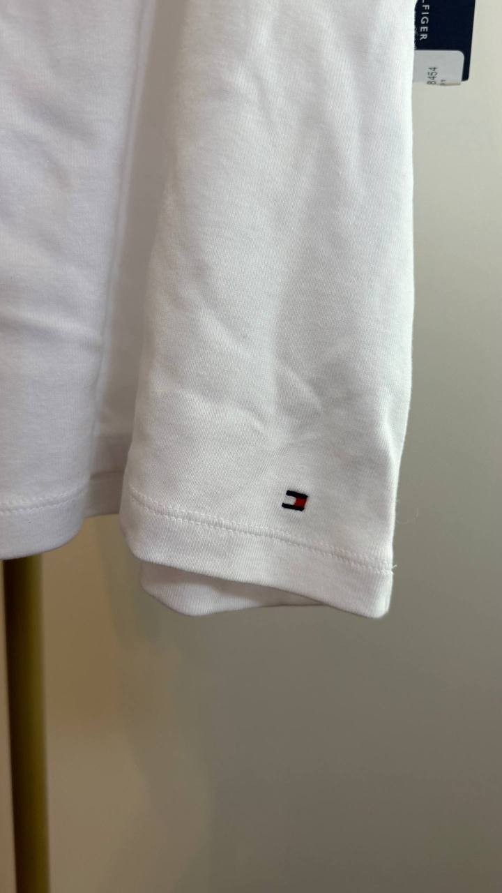 Tommy Hilfiger Ruffle Trim Cotton Tank Top White Sleeveless SizeXL NWT need wash